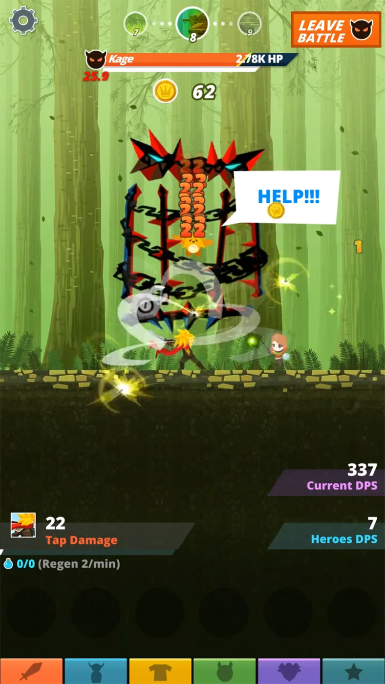 android tap titans 2 ペット 自動 コレクション