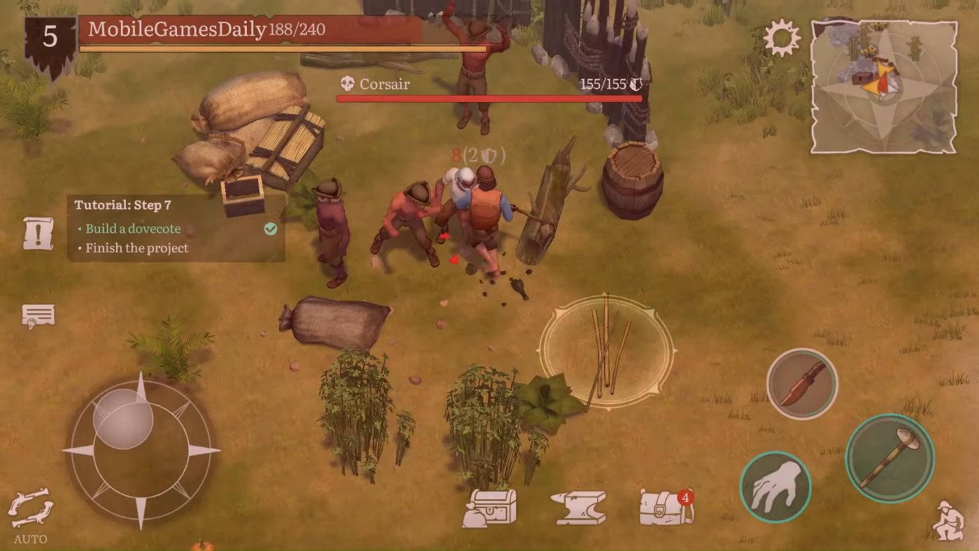 Mutiny: Pirate Survival RPG for Android & iOS - MiniReview