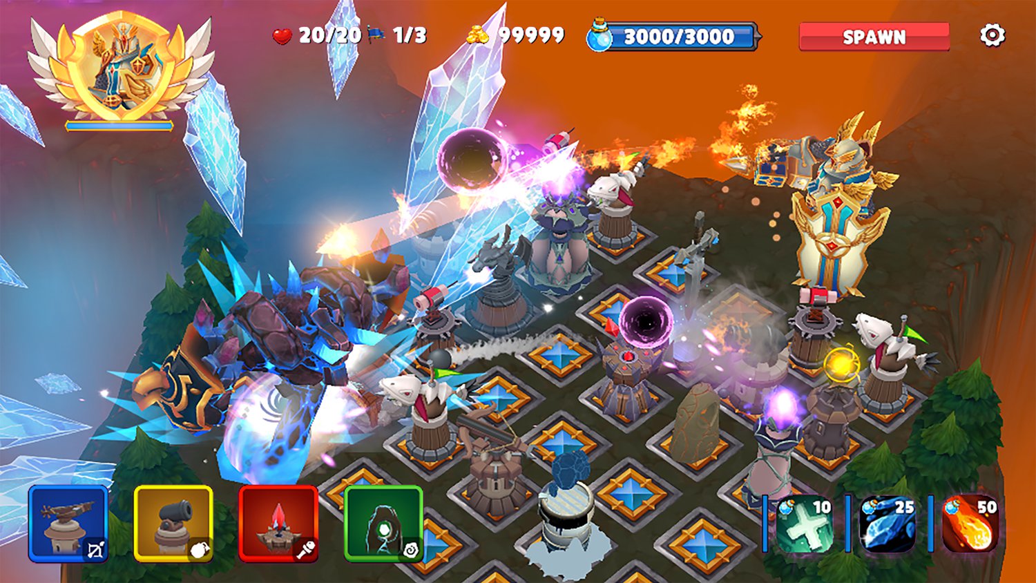 Gaiarus: TD Battles & Heroes for Android & iOS - MiniReview